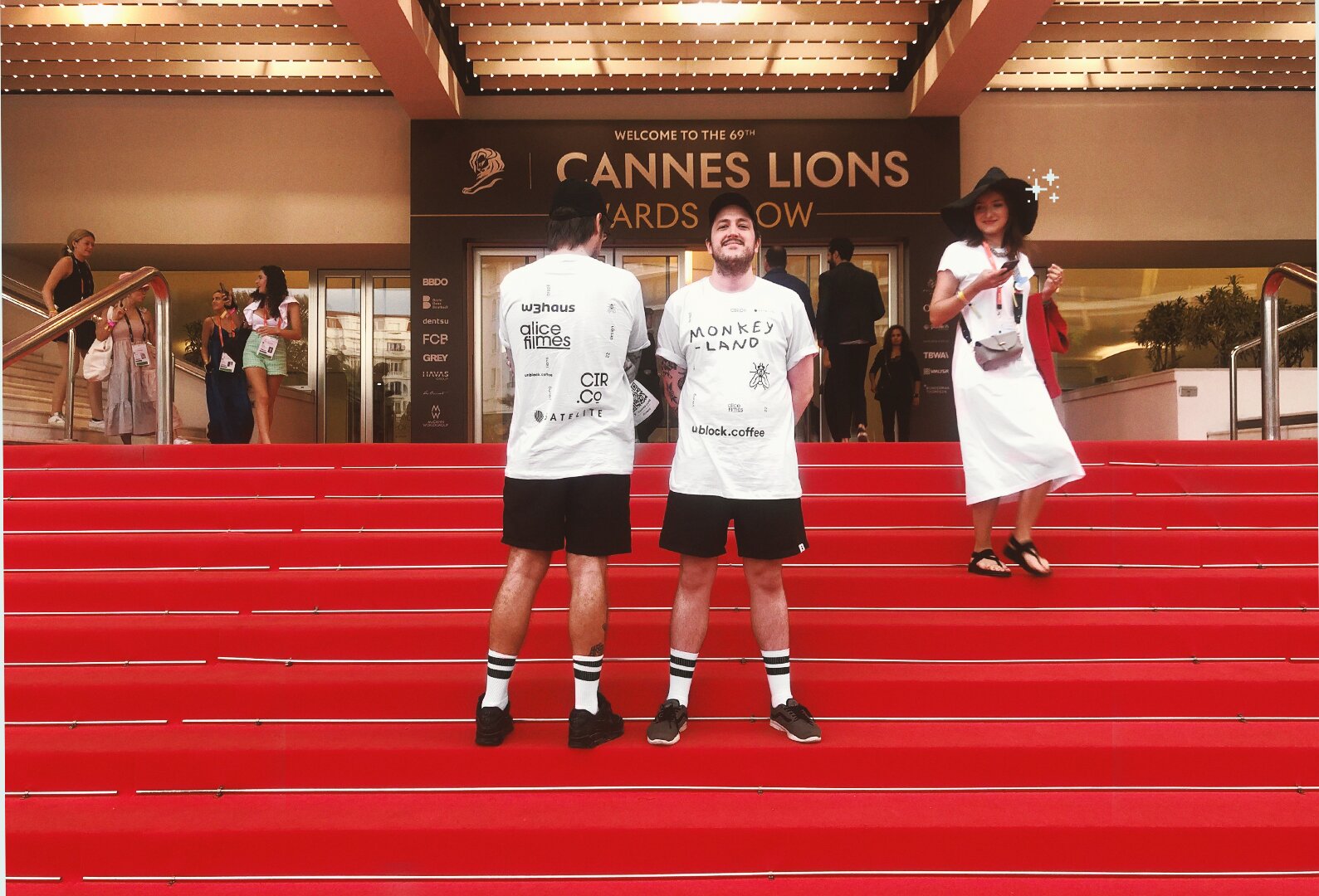 Tapete vermelho em Cannes