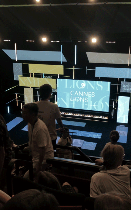 Palco do Cannes Lions