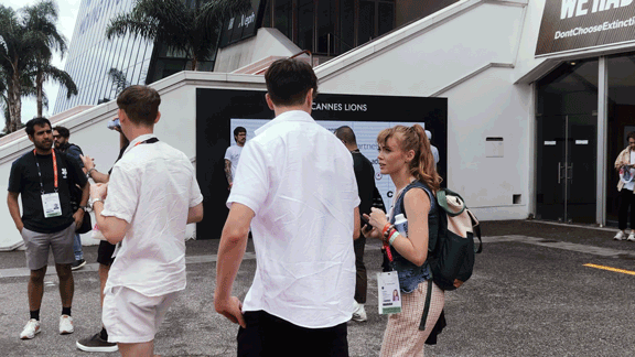 Chegando no Cannes Lions