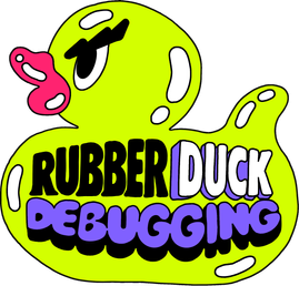 Sticker Rubber Duck Debugging