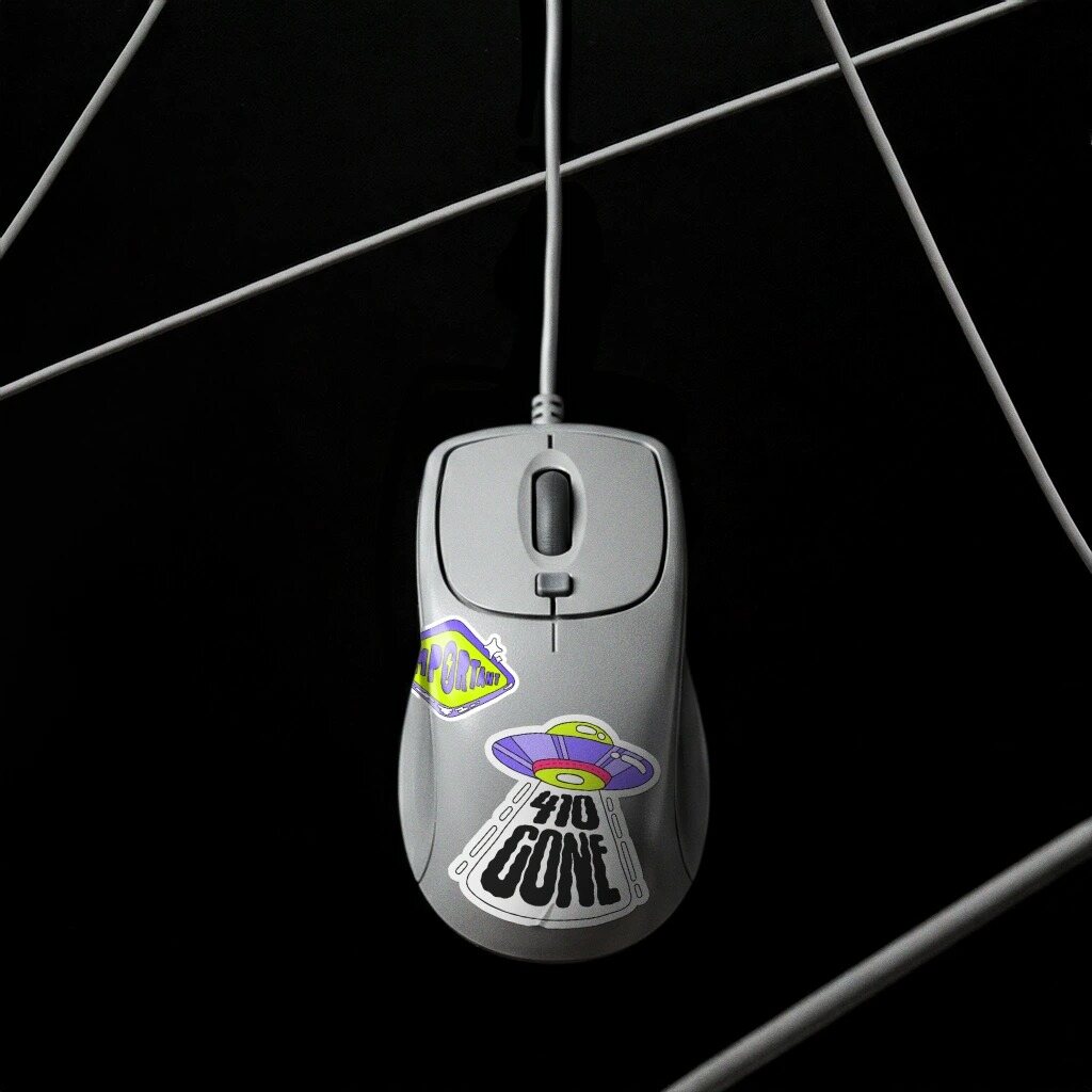 Mouse com sticker
