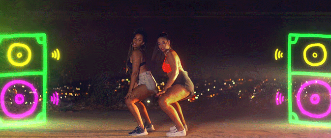 Frame animado do clipe
