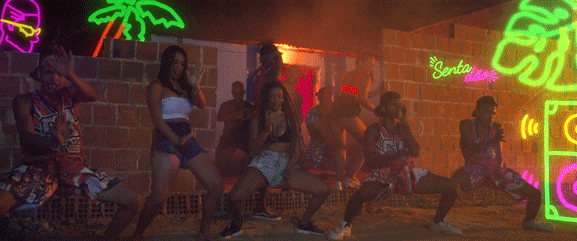 Frame animado do clipe