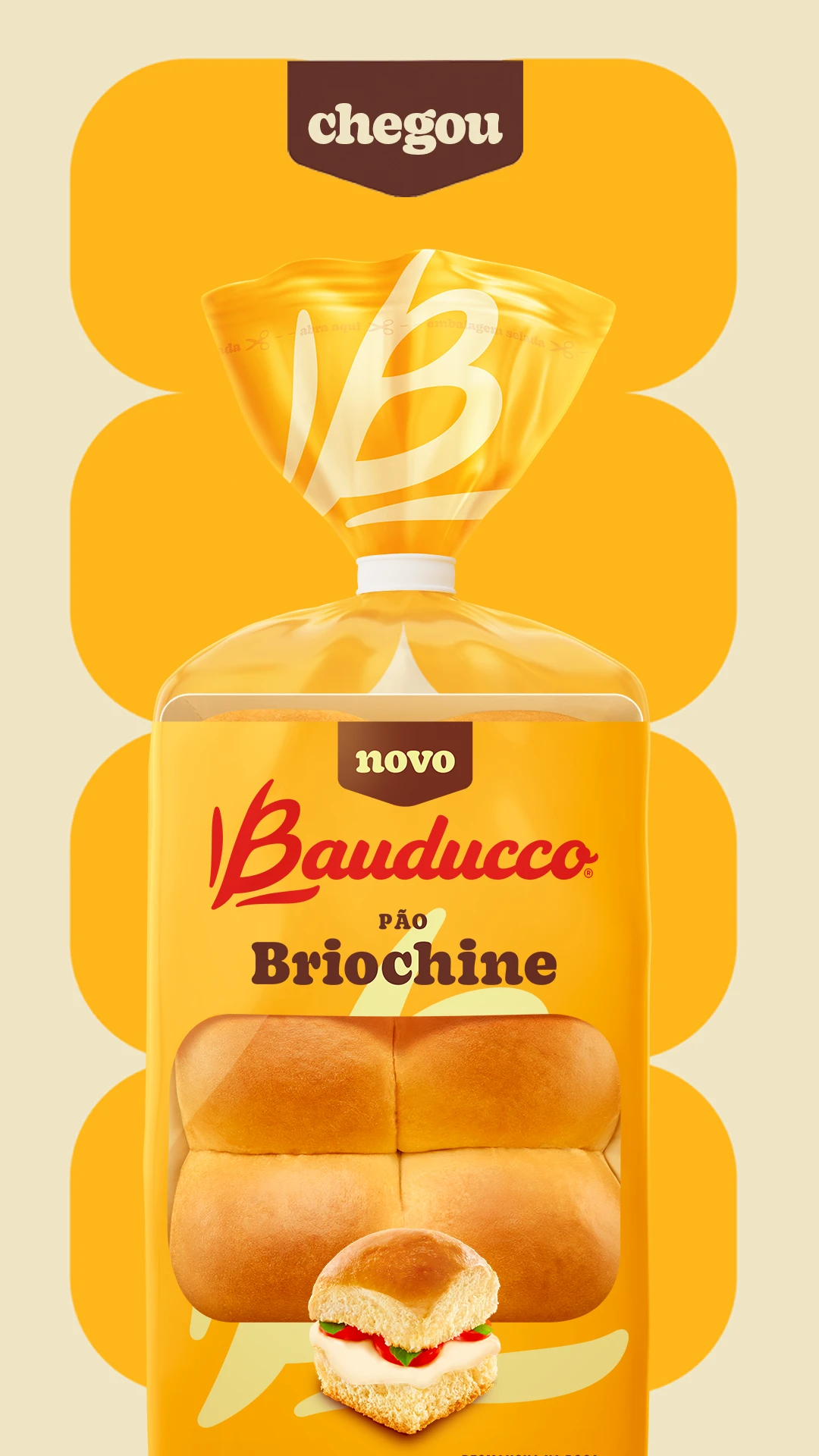 Pão Briochine Bauducco — chegou